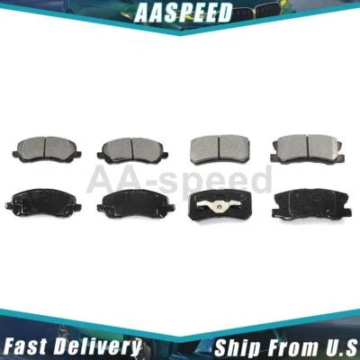 Pastillas de freno delanteras traseras para Dodge Avenger 2,4 L 2014 2013 2012 2011 2010 2009 2008 Foto 1 de 3