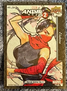 2023 Upper Deck Marvel Anime Vol. 2 Elektra Hanafuda #H-24 - Bild 1 von 2