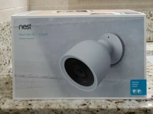 NEST Cam IQ Outdoor (2-Pack) Smart Security Camera Model NC4200US - Sealed NEW - Picture 1 of 5