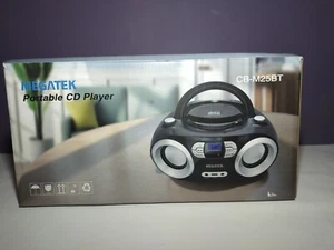 MEGATEK Portable CD Player Boombox with FM Radio, Bluetooth, and USB Port | C... - Picture 1 of 4