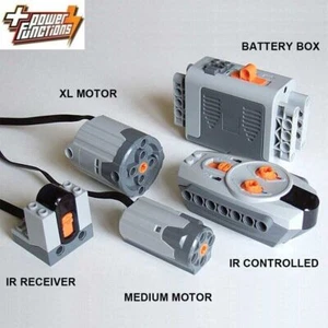 5pcs Power Functions Battery Box XL M Motor IR Receiver Controlled Set for LEGO - Picture 1 of 8