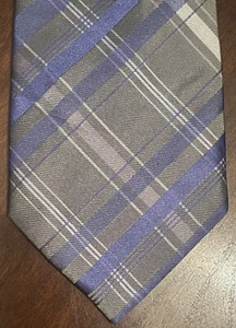 Claiborne Blue Green 100% Silk Men’s Meck Tie Made In China - Picture 1 of 9