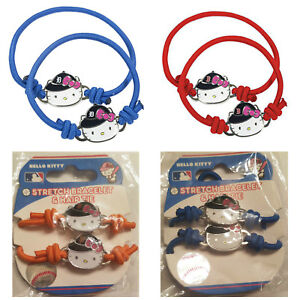 MLB Aminco Stretch Bracelet & Hair Tie Official Licensed - Pick Your Team!