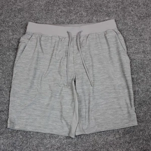 Lululemon pantaloncino sportivo uomo XL allenamento corsa grigio tempo libero foderato - Foto 1 di 12
