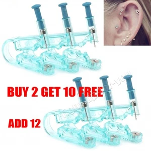 Good Use Nose Ear Piercing Unit Earring Gun Kit Piercer Pierce Stud DIY Beauty - Picture 1 of 13