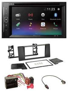 Pioneer Bluetooth MP3 USB 2DIN DAB DVD Autoradio für BMW 5er E39 X5 Quadlock - Bild 1 von 8