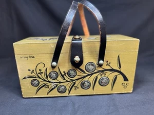 Original Box Bag by Collins of Texas Money Tree 1967 Enid Collins - Picture 1 of 15