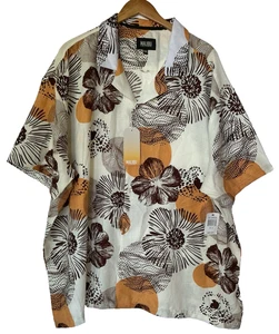 MALIBU BEACH CLUB Men's Shirt Size 5X Multicolor Button Up Short Sleeve Hawaiian - Imagen 1 de 11