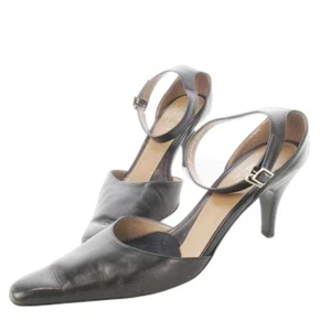 GUCCI Pumps Women's Size 38 Black Leather - Picture 1 of 9