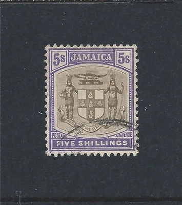 JAMAICA 1905-11 5s GREY & VIOLET USED SG 45 CAT £65 - Image 1 of 2
