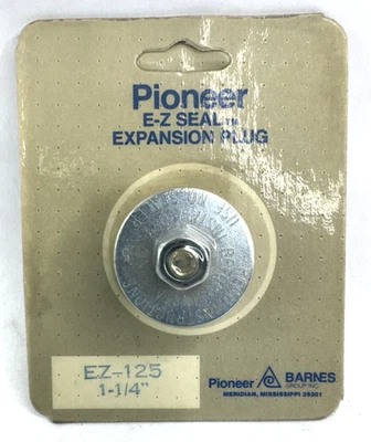 EZ-125 Pioneer EZ-Seal Adjustable Rubber Expansion Plug for 1.25" (32mm) Hole - Image 1 of 4