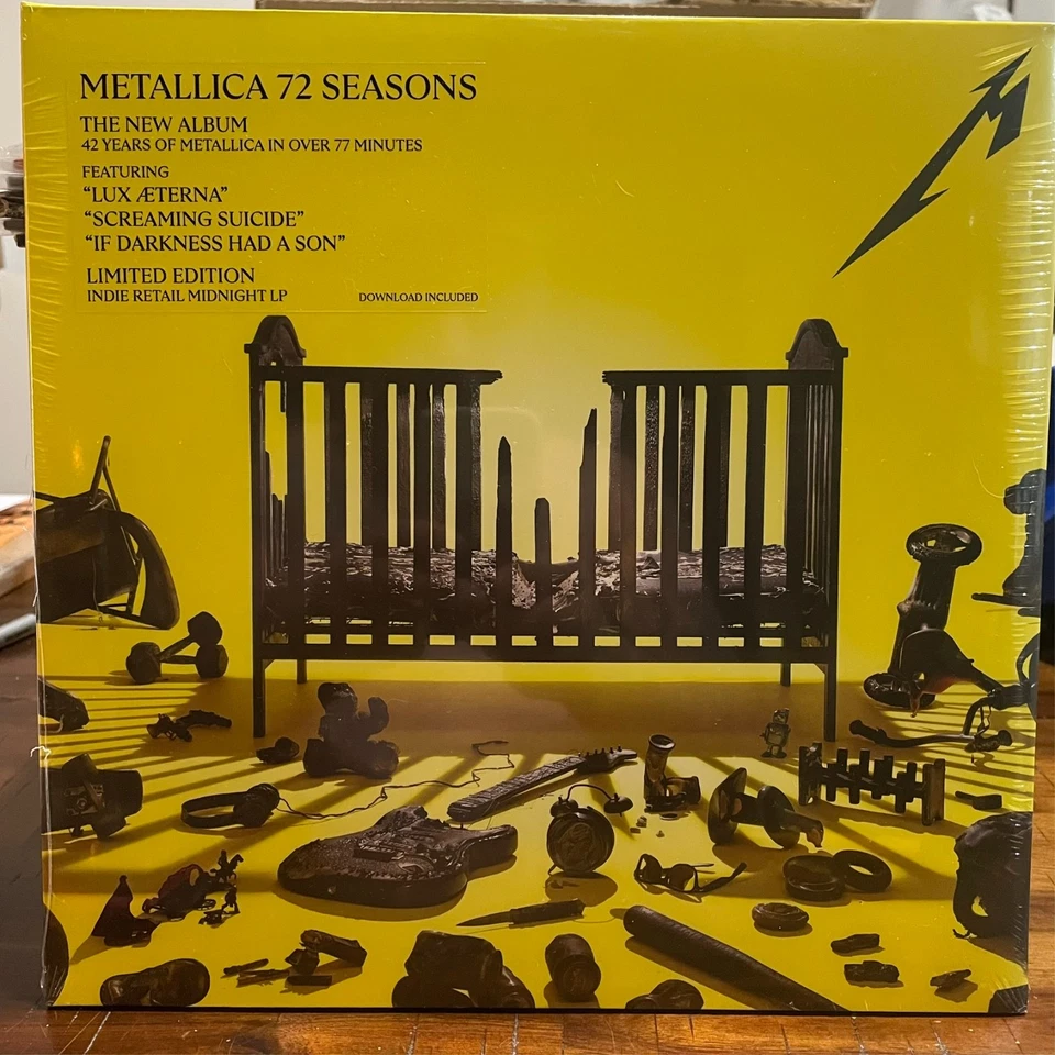 METALLICA - 72 Seasons Ltd Edition Indi Midnight Coloured 2LP Vinyl New & Sealed - Image 1 of 4