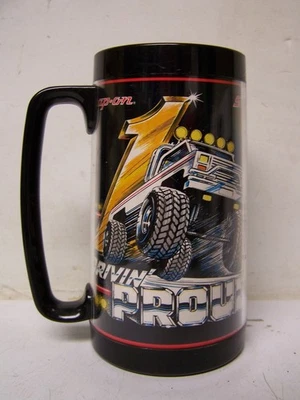 Caneca de café vintage Snap On Thermo Serv FORD Monster Truck Drivin orgulhosa EUA - Imagem 1 de 3