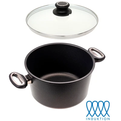 Lotus Colata Casseruola Ø 20cm Induzione Pavimento 14,5cm H12cm Germany + Deckel - Immagine 1 di 4