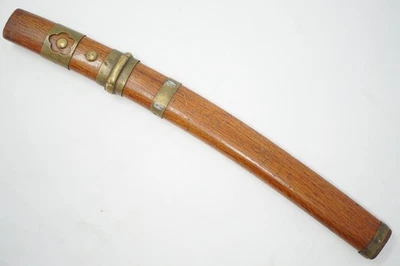 Японский меч для чайной церемонии, старинный деревянный чато, редкая чагатана 1030D8 - Изображение 1 из 4