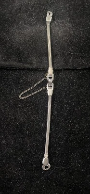 Correa de reloj vintage para mujer JB Champion llena de oro de 10k oro blanco Foto 1 de 4