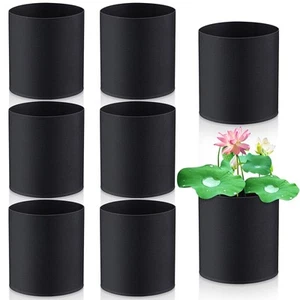 8 Pcs Plant Pots for Pond Plant Baskets Heavy Duty Fabric Pots for Pond, Gard... - Picture 1 of 7