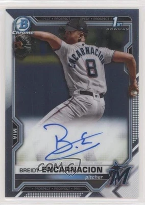 2021 Bowman Chrome Prospects Auto Breidy Encarnacion #CPA-BE Auto - Image 1 of 2