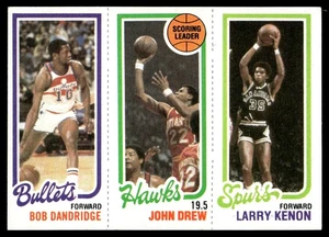 Bob Dandridge / John Drew / Larry Kenon | 1980-81 Topps #19 / 209 / 246 | EX-NM - Picture 1 of 2