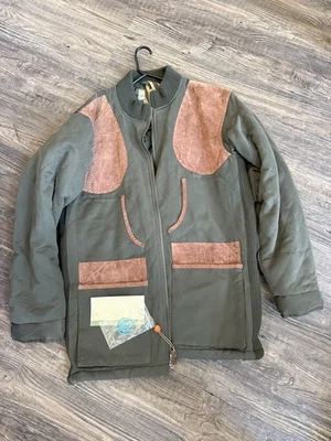 Chaqueta de Caza Beretta en Verde y Gamuza Abrigo de Juego Resistente Talla M Foto 1 de 4