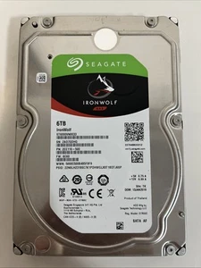 6TB Seagate 3.5" 5400rpm SATA IronWolf NAS HDD ST6000VN006 - Picture 1 of 3