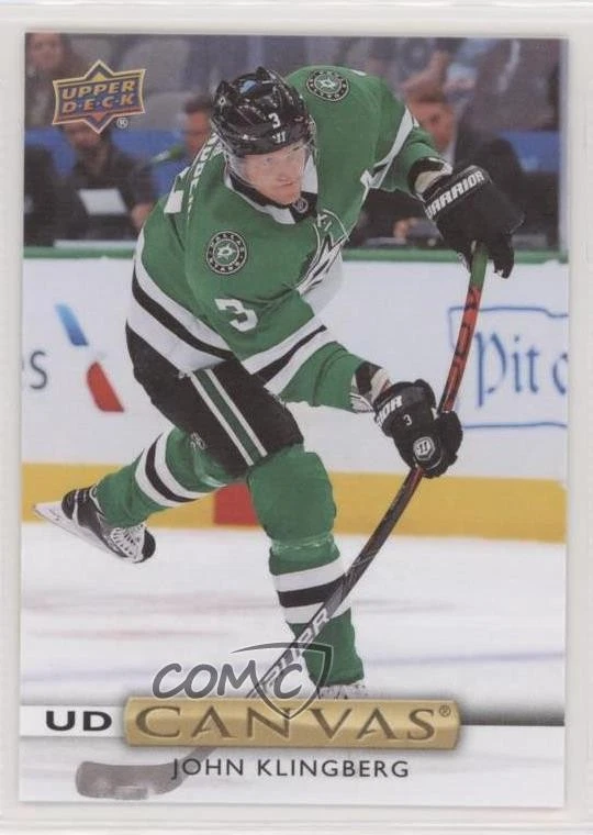 2019-20 Upper Deck UD Canvas John Klingberg #C187 - Image 1 of 2