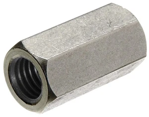 The Group 45134 3/8"-16 Stainless Steel Coupling Nut, 6-Pack - Picture 1 of 1