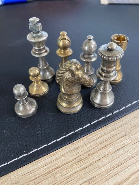 Chess Games With Chess Metal Pieces Wooden Chessboard Gift Box With Luxury  Decorations Interior Decoration Pieces Size 30X30X2.8