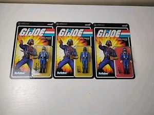 Super7 G.I. Joe Reaction Figure lot Of Three. Cobra Trooper Infiltrate. NOC.  - Picture 1 of 5