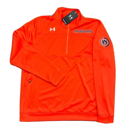 Under Armour Auburn Tigers 1/2 Zip Sideline Men Pullover Size XL Cover