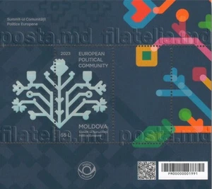 Moldawien 2023 Block Der Gipfel der Europäischen Politischen Gemeinschaft Chişinău 2023 - Bild 1 von 1