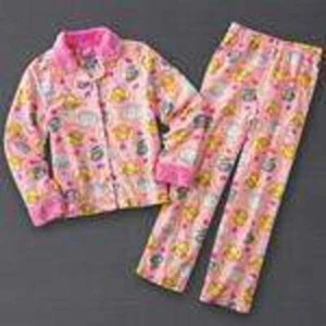 Girls Pajamas Zhu Zhu Pets Pink Fleece 3 Pc Button Shirt & Pants Winter-sz 4 - Picture 1 of 5