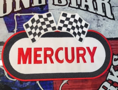 EMBROIDERED MERCURY RACING PATCH (Please Read Ad) - Image 1 of 4