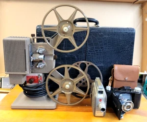 1940S Film Projector KODASCOPE Eight-71A, Cine-Kodak Reliant & Rollex 20 Cameras - Picture 1 of 20