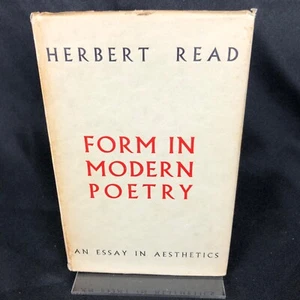 Form in Modern Poetry by Herbert Read Paperback London UK 1948 - Bild 1 von 10
