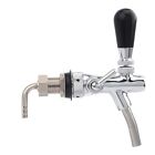 Adjustable Beer Tap Creamer Faucet for Kegerator Chrome Finish and Bright Color