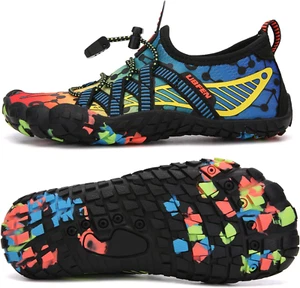 Water Shoes for Kids Boys Girls Aqua Socks Barefoot Beach Sports Swim Pool Quick - Picture 1 of 9