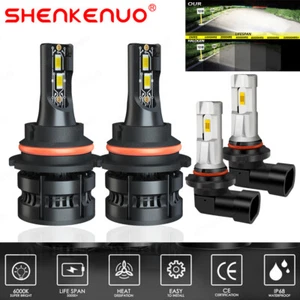 Para For Ford F 250 F 350 Super Duty 2001-2004 Kit de Faros LED+Luces antiniebla - Picture 1 of 18