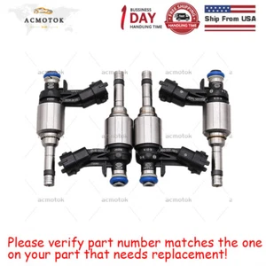 35310-2B120 4PCS For 2013-2015 Hyundai Veloster 1.6L Turbo Fuel Injectors - Picture 1 of 5