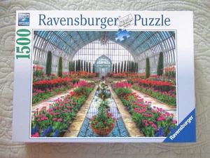 Ravensburger Atrium Garden 1500 Piece Jigsaw Puzzle 162406 Complete In Box - Picture 1 of 3