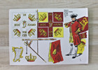 Frankreich Infanterie Reg. Irlandais de Clare Drapeaux 1734, Uniformtafel