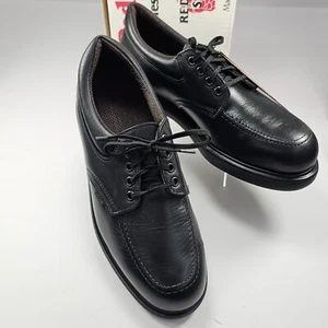 Neu aus altem Lagerbestand Red Wing 4408-3 Oxford schwarz Mokassin Größe 8D Stahl Sicherheitskappe Arbeitsschuh USA - Bild 1 von 23