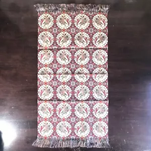Neu im Karton Tatsumura Kunst Textil Löwe Jäger japanische Seide Brokat Tischläufer Pferd - Bild 1 von 17