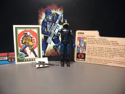 GI Joe Vintage 1983 COBRA Enemy (V1.5), Lote "C" con FC, Acc, ¡COMPLETO! Hasbro 1:18 Foto 1 de 4