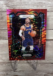 2023-24 Prizm Basketball Derrick Rose Red Seismic Prizm Pulsar #233/299 - Bild 1 von 2