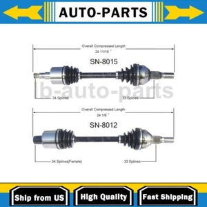 For Saturn Vue 2002 2003 2004 2005 2006 2007 2X TrakMotive Front CV Joint Axle - Picture 1 of 4
