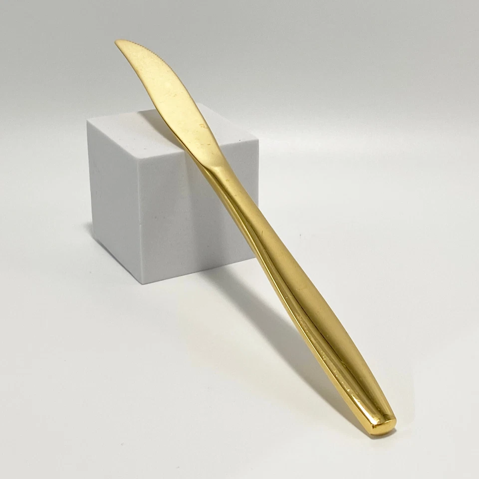 Faca de jantar GOLDEN MODERN LIVING - Rogers Cutlery Co. (prata internacional) - Imagem 1 de 4