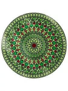Glass Chopping Board Veggie Spiral 31x31cm - Picture 1 of 2