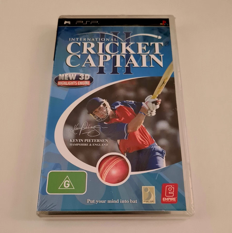 INTERNATIONAL CRICKET CAPTAIN III PAL SONY PLAYSTATION PORTABLE PSP