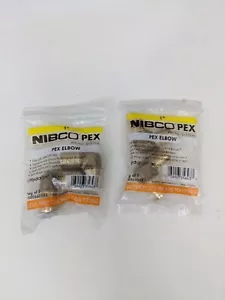 2 packs Nibco PX80660XR2 Lead Free Pex Elbow, 1" (4 total elbows) FREE SHIPPING - Picture 1 of 2